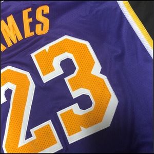 LA Lakers LBJ 2018 yellow jersey